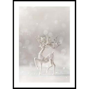 Poster Gallerix Winter Deer Decoration