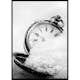 Poster Gallerix Clock In Snow