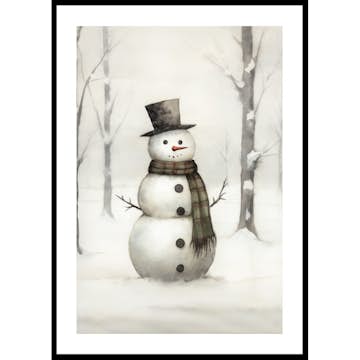 Poster Gallerix Winter Snowman