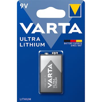 Batteri VARTA Ultra Litium 9V 1-Pack