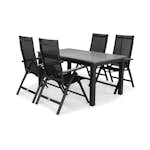 Matgrupp Comfort Garden Monaco med 4 Positionsstolar