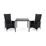 Matgrupp Comfort Garden Tunis Matgrupp Utomhus 90 med 2 Jenny Ställbar Fåtölj