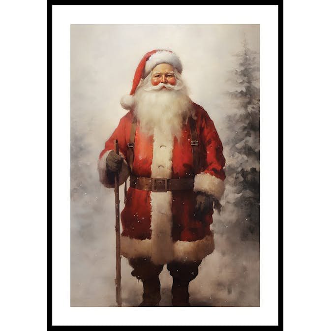 Poster Gallerix Merry Christmas From Santa Claus