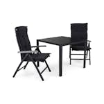 Matgrupp Comfort Garden Tunis Matgrupp Utomhus 90 med 2 Monaco Lyx Positionsstol m Dyna