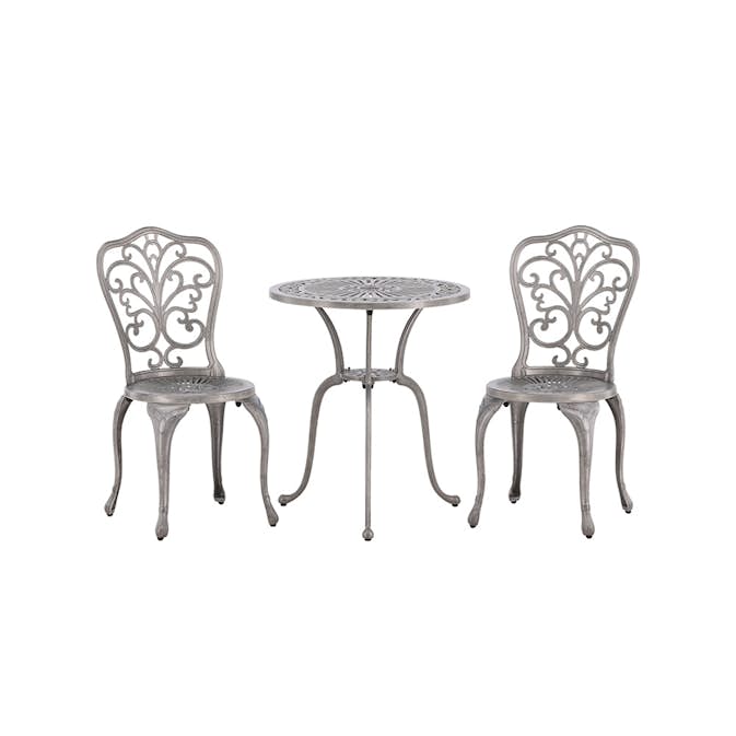 Cafégrupp Venture Home Nandin ø60 cm med 2 Trädgårdsstolar Utomhus