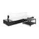 Loungegrupp Comfort Garden Bahamas Soffa 3-sits med Utebord 75x75 Utomhus