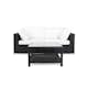 Loungegrupp Comfort Garden Bahamas 2-sits med Bord med Hylla Utomhus
