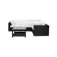 Loungegrupp Comfort Garden Bahamas 4-sits Hörn och Utebord 75x75 Utomhus