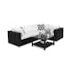 Loungegrupp Comfort Garden Bahamas 4-sits Hörn och Utebord 75x75 Utomhus
