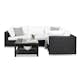 Loungegrupp Comfort Garden Bahamas 4-sits Hörn och Utebord 75x75 Utomhus
