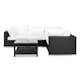 Loungegrupp Comfort Garden Bahamas 4-sits Hörn och Utebord 75x75 Utomhus