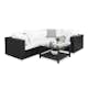 Loungegrupp Comfort Garden Bahamas 4-sits Hörn och Utebord 75x75 Utomhus