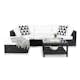 Loungegrupp Comfort Garden Bahamas 4-sits med Divan och Utebord 75x75 Utomhus
