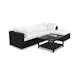 Loungegrupp Comfort Garden Bahamas 4-sits med Divan och Utebord 75x75 Utomhus