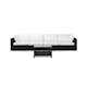 Loungegrupp Comfort Garden Bahamas 4-sits Rak med Utebord Utomhus