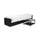 Loungegrupp Comfort Garden Bahamas 4-sits Rak med Utebord Utomhus