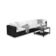 Loungegrupp Comfort Garden Bahamas 4-sits Rak med Utebord Utomhus