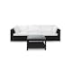Loungegrupp Comfort Garden Bahamas 3-sits med Utebord 75x75 Utomhus