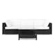 Loungegrupp Comfort Garden Bahamas 3-sits med Utebord 75x75 Utomhus