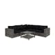 Loungegrupp Comfort Garden Bahamas 5-sits med Utebord 9 Utomhus