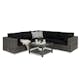 Loungegrupp Comfort Garden Bahamas 5-sits med Utebord 9 Utomhus