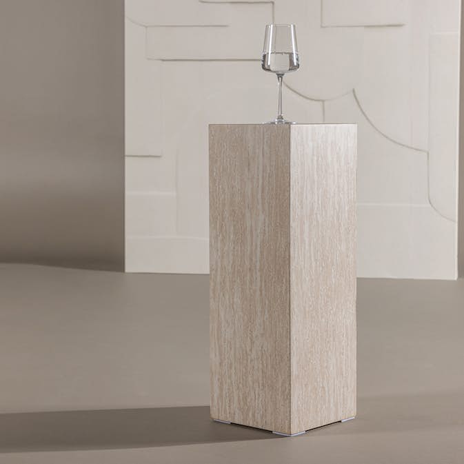 Piedestal Vind Ramsvik Travertine 65 cm