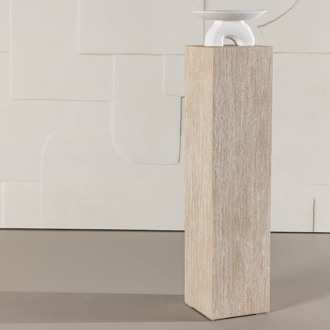 Piedestal Vind Ramsvik Travertine 95 cm