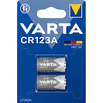 Batteri VARTA Litium CR123A 2-Pack