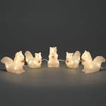 Dekorationsbelysning Gnosjö Konstsmide Ekorrar 5 st LED