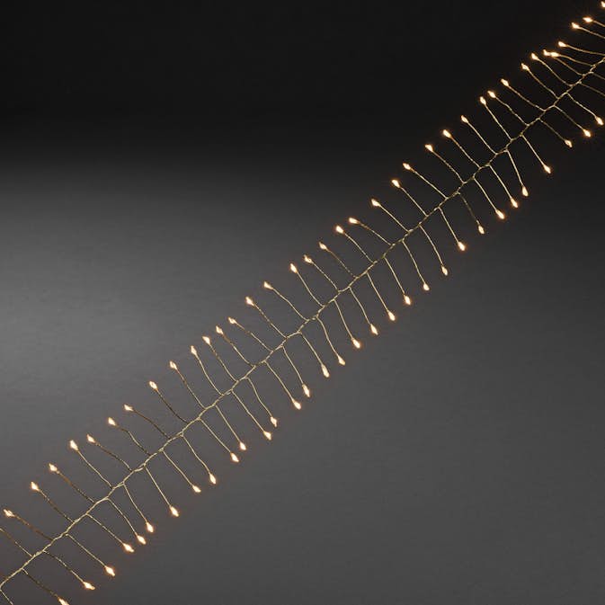 Ljusslinga Gnosjö Konstsmide Microcluster Amber LED 200L