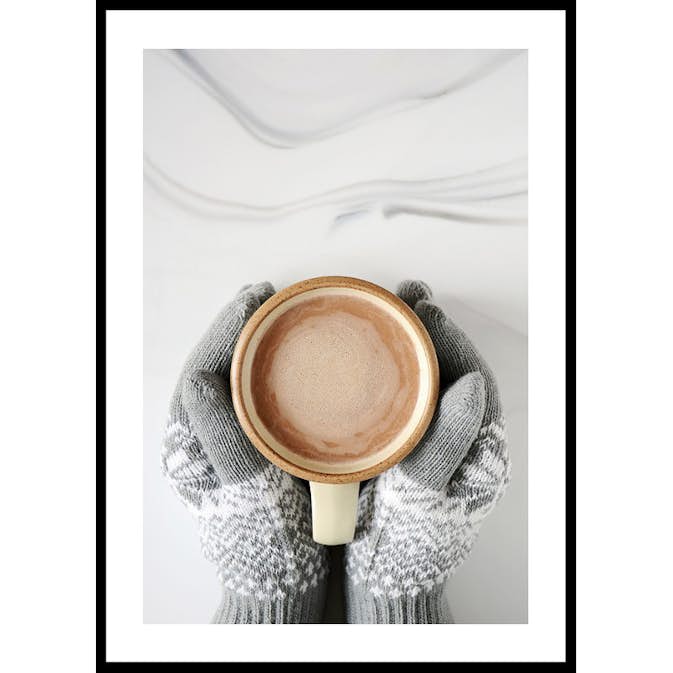 Poster Gallerix Mittens And Hot Chocolate