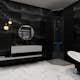 Klinker Netto Ceramika Onyx Black High Glossy 60x120 cm