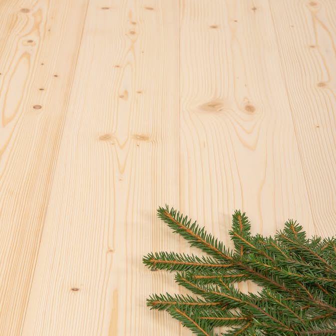 Massivt Trägolv DalaFloda HardSpruce Borstat 1-Stavs Grangolv