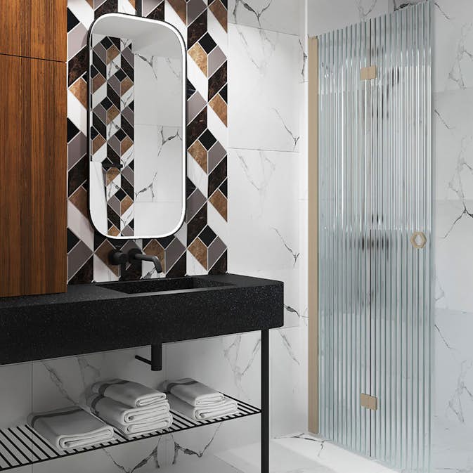 Duschdörr Hietakari Forma 303 Vikbar