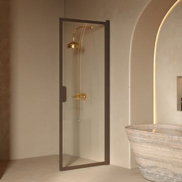 Duschdörr Hietakari Bläk 732 New York Vändbar