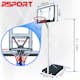 Basketställning ProSport Ungdom Justerbar Basketkorg med Hjul 2,1-2,6m