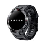 Smartwatch Kuura Sport S5 GPS V3 Svart Löparklocka med Pulsmätare
