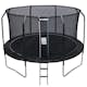 Studsmatta Stratos med Skyddsnät Premium Black Line 4,27 m