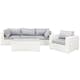 Loungegrupp Comfort Garden Bahamas 4-sits Utebord Utefåtölj Vit Utomhus