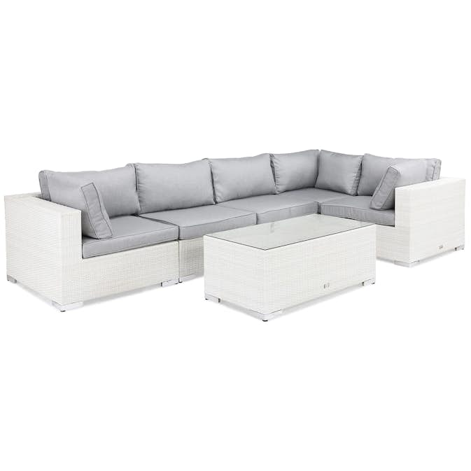 Loungegrupp Comfort Garden Bahamas 5-sits med Utebord 2 Utomhus