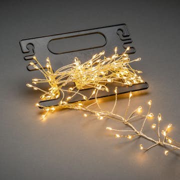 Ljusslinga Gnosjö Konstsmide Cluster Amber Micro-LED 3,6 m