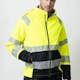 Softshelljacka Jobman Varsel Gul/Svart