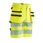 Hantverksshorts Jobman Stretch Varsel HV Gul