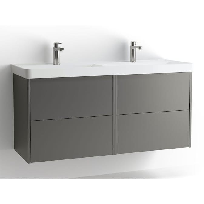 Tvättställsskåp Vedum Mezzo Frame 1200 Dubbel med 4 Lådor