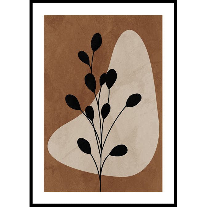 Poster Gallerix Abstract Botanical Painting