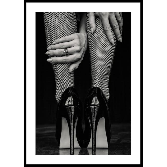 Poster Gallerix High Heels Fishnet Stockings