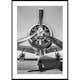 Poster Gallerix Vintage Propeller Aircraft B&W