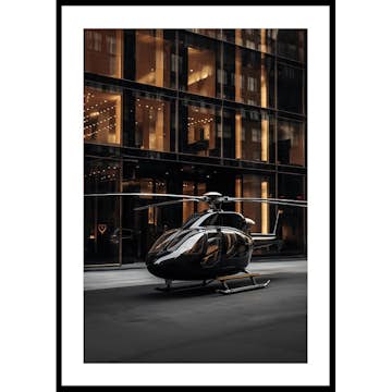 Poster Gallerix Helicopter Street View No2