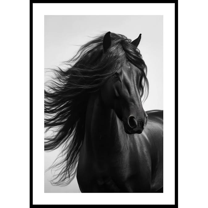 Poster Gallerix Black Horse Show No1