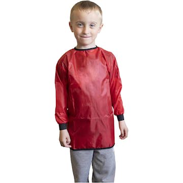 Målarförkläde Creativ Company Röd stl. 2-4 år 10 st